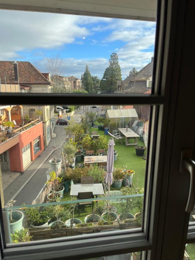 Chambre Papillon Avec Acces Terasse La Neuveville Eksteriør billede