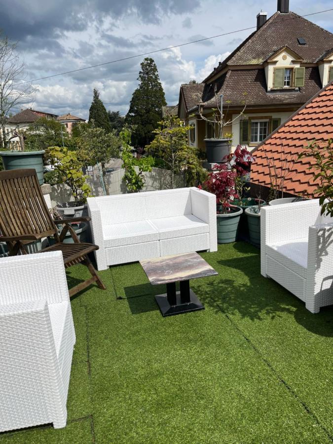 Chambre Papillon Avec Acces Terasse La Neuveville Eksteriør billede